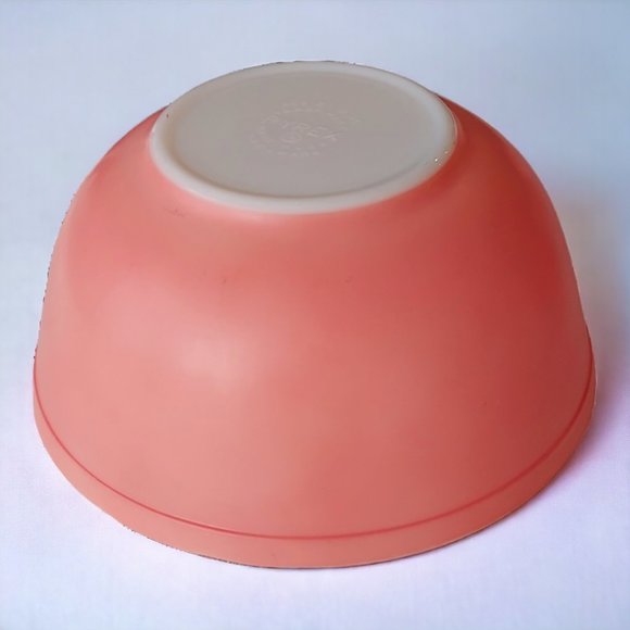"RARE" Authentic 1950's Pyrex Pink Nesting Mixing Bowls Set of 4 - Picture 8 of 15